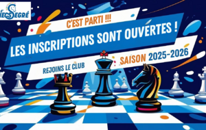 OUVERTURE DES INSCRIPTIONS