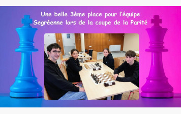 Une belle 3ème place pour l'équipe Segréenne lors de la coupe de la Parité