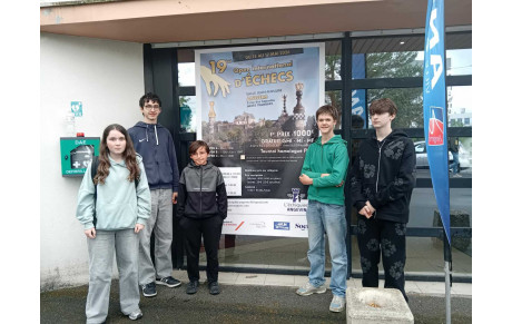 Six Segréens au cœur de l'Open International d'Angers !