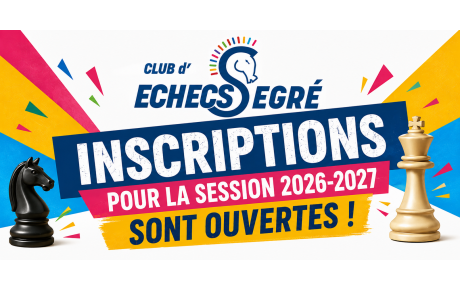 Inscriptions 2026-2027